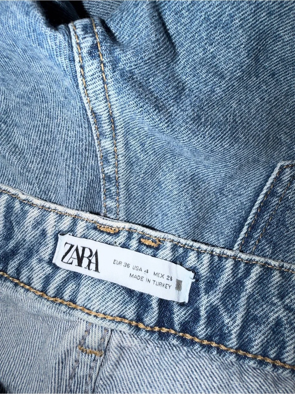 Zara Light Blue Wide-Leg Jeans